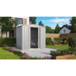 KOVINSKA VRTNA HIŠKA GLOBEL TOWER 86 SREBRNA Š234 X G175 X V220 CM - slika 5